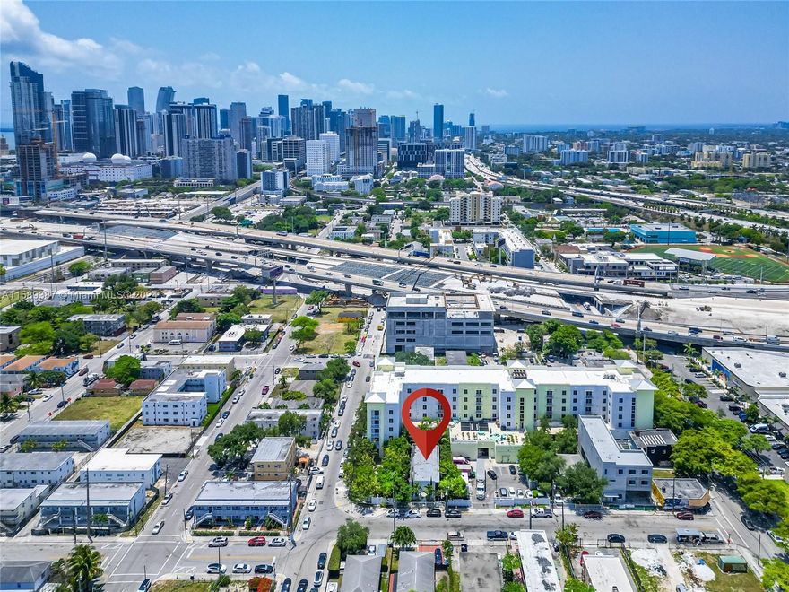 Sitting in the historical area of Overtown, you will find this treasure of a multifamily investment with 6 units. The property is T5-L zoning allowing for AirBnB licensure and short-term rental. There are 2x 1/1, and 4x 2/1 with open rooms that can easily be closed off. Each unit is equipped with individual water/electric meters, reducing operating expenses. There is definitely potential to adjust rent to market rate. The property is less than 10 minutes away from vibrant Downtown Miami, and the artistic Wynwood area. The area is seeing major redevelopment with the ongoing "Signature Bridge" and "Underdeck" project already underway, bringing more activity to the popular area making this a crucial investment to capitalize on.