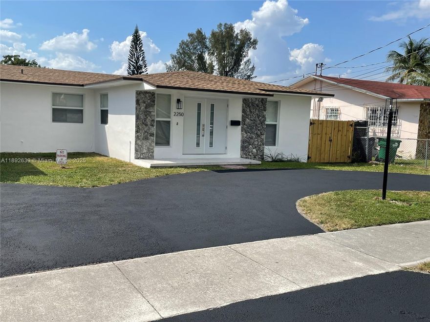 Beautiful 3/2 home with gleaming terrazzo floors, a modern open kitchen with new appliances, and granite countertops. Impact windows throughout, indoor laundry, and a large fenced-in backyard with a deck for outdoor entertaining. Great location in a quiet neighborhood, close to the freeway, restaurants, and shopping. Available Dec 1 2025