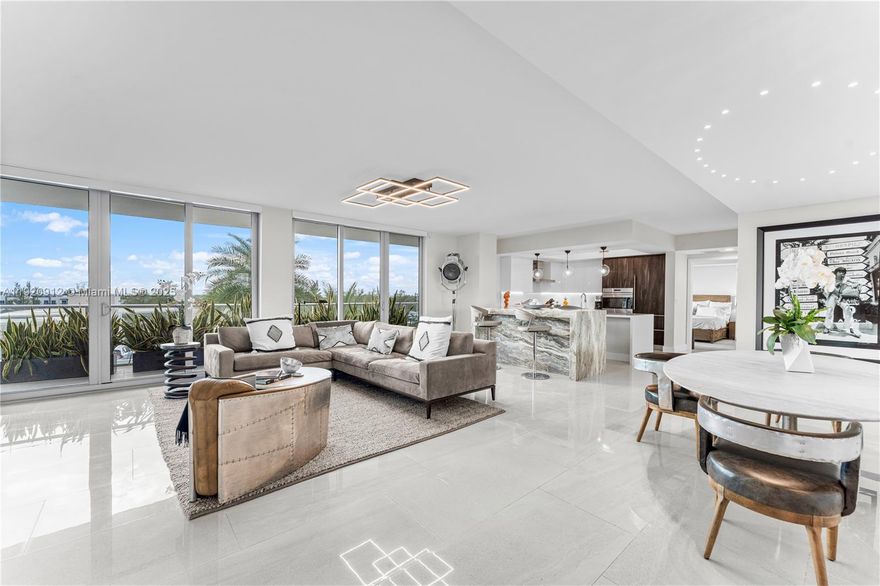 Fully Furnished & Decorated Luxurious RIVA Residence Offers an Open Concept Providing Skyline & Sunset Views. Chef's Kitchen Equipped with Italian Cabinetry, Sub-Zero Fridge, Wolf Oven & Gas Cooktop. 72' Private Terrace w/BBQ. Spacious Primary Suite w/Walk-in Closet, Dual Backlit Vanities & Glass Enclosed Shower/Tub. Laundry Room w/Storage & Sink. 40,000 SqFt of Resort Quality Amenities: Heated Pool Overlooking Middle River, Top-of-the-Line Gym, Yoga Room, His & Her SPA's w/Sauna, Steam & Treatment Rooms, 2-Story Resident's Lounge, Sunset Deck w/Jacuzzi, Cucina/Kitchen to Entertain, 3 Guest Suites, 24/7 Front Desk Attendant, Valet, 2 Dog Walks, 400' of Waterfront & Central Location. Available Now for Annual or 6 Month Seasonal Rental.