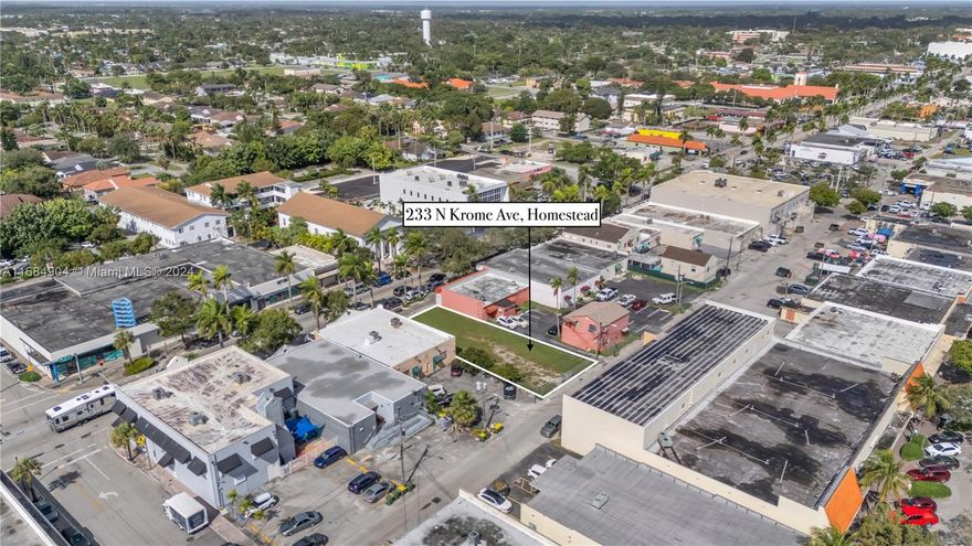Hello, thank you for your interest in commercial properties! Are you looking for a prime location that combines high visibility, a strong local economy, and flexibility for your business or investment plans?

Let me introduce you to a fantastic opportunity right in the heart of downtown Homestead. Our lot at 233 N Krome Ave is more than just a piece of land; it’s your gateway to one of South Florida’s most rapidly growing communities. This location provides direct access to both local customers and steady tourist traffic, given its proximity to historic downtown and major highways leading to the Florida Keys.