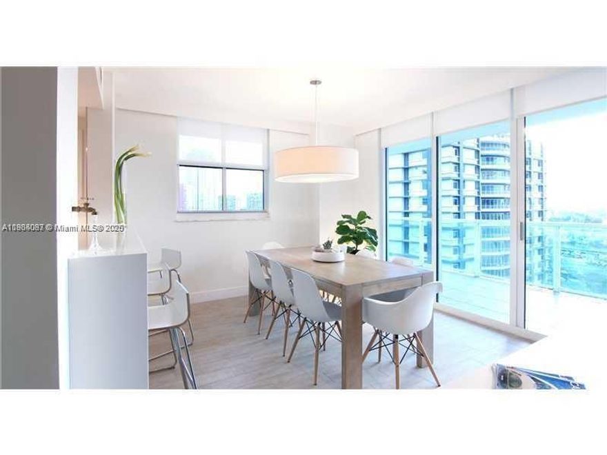 MUST SEE! FULL RENOVATED UNIT BY A PROFESSIONAL DESIGNER. BEAUTIFUL HIGH STYLE 2 BED 2 BATH APARTMENT. PANORAMIC VIEWS, BRICKELL SKYLINE, AND MORE. LOCATED IN THE HEART OF BRICKELL WALKING DISTANCE TO BRICKELL CITY CENTRE, BEAUTIFUL CORNER UNIT ON 9TH FLOOR, GREAT FLOOR PLAN TO HAVE TWO LIVING AREAS, OPPOSITE SIDE BEDROOMS FOR PRIVACY, FANTASTIC UPGRADED KITCHEN WITH GRANITE COUNTER, WALKING CLOSETS. STATE OF THE ART FITNESS CENTER, SECURITY 24 HOURS, AND SPA! AVAILABLE TO MOVE IN ON NOVEMBER 24, 2025