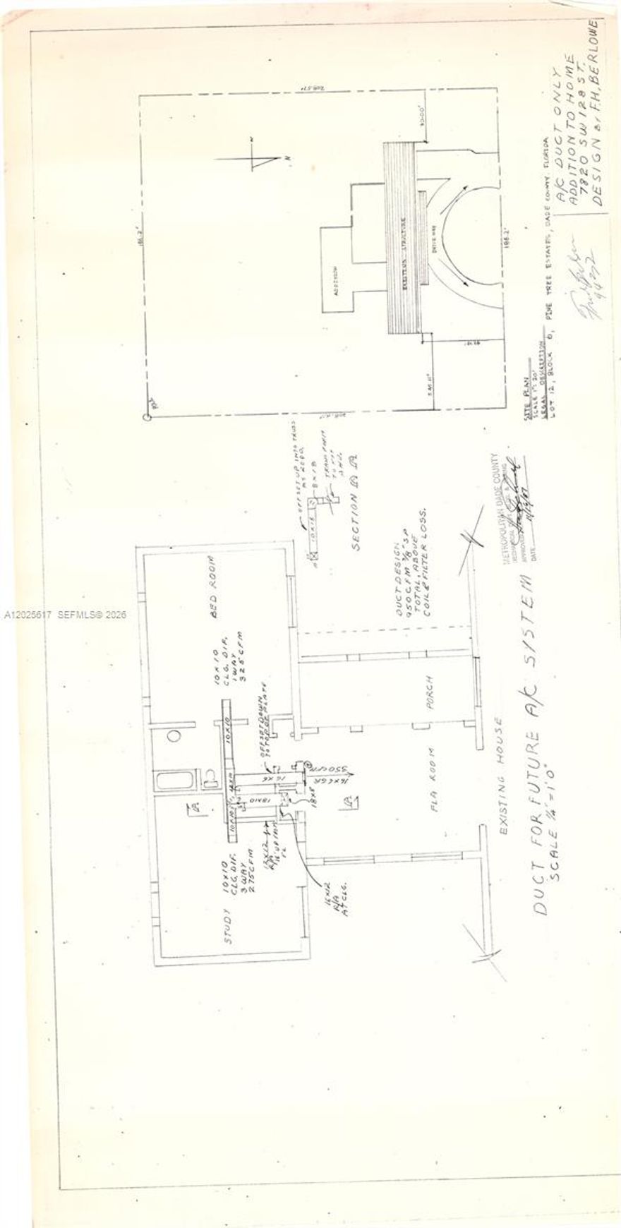 Opportunity knocks! Excellent lot to build your new house on while still living in the existing home. Lot size approx. frontage to SW 128 Street is 186' x 208' deep. Rectangular shape with existing fruit trees. 2 septic tanks. On municipal water. 
Lot 12, Block 6, Pine Tree Estates.  Only one owner has lived in this sturdy home and they are ready to sell this wonderful location to the lucky new owner.
Please meet with the listing agent onsite on demand.
Homes on this street have sold for $5 million and more are on the market at $6m+.