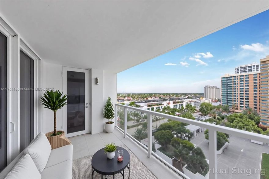 NOW $459,000 -SELLER SAYS BRING OFFERS! Incredible opportunity to own in a renovated oceanfront building on Hollywood Beach. This spacious 1-bedroom + den / 2-bath residence offers 1,143 sq.ft. of comfortable living with breathtaking Intracoastal and city skyline views from every room. The flexible den is perfect as a guest room or office. Features include impact windows and doors, a glass balcony, in-unit washer & dryer, and assigned garage parking.Located in Aquarius, a full-service resort-style community with 2 pools (sunrise & sunset), a modern gym, on-site restaurant, BBQ area, oceanfront lounge/bar, and private beach service—everything you need for elevated coastal living.

Priced for a fast sale—schedule your private showing today. This is your chance to own a piece of the beach!