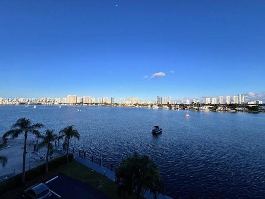 Experience waterfront living east of US1. This 2-bedroom, 2-bath residence offers 1,132 SF of interior space and a private balcony overlooking the Intracoastal. Set within a guard-gated waterfront community where residents enjoy resort-style amenities including a waterfront pool and jacuzzi, fitness center, sauna, tennis courts, BBQ area, and entertainment room. Ideally located just minutes from the beach and close to Aventura, Sunny Isles, premier shopping, and dining.