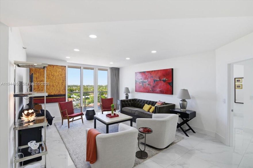 Tastefully renovated, this 3-bedroom, 2.5-bath residence offers 1,690 SF of well-designed living space with abundant natural light and a split floor plan for added privacy located in a boutique oceanfront building. Porcelain tile flooring runs throughout the open layout, creating a bright, open feel.

The spacious, thoughtfully designed kitchen features generous counter space, a breakfast area, a counter-height seating area, and a separate built-in beverage nook with wine storage, opening to a separate dining room and living area—ideal for everyday living and entertaining.

The primary suite includes a private en-suite bath and walk-in closet. On the opposite side, the second bedroom offers its own walk-in closet and full bathroom, while the third bedroom is a true, generously sized bedroom, featuring an entire wall of built-in storage and an integrated desk/laptop station for added functionality.

Floor-to-ceiling impact windows and sliders open onto a large balcony with open, unobstructed and protected Intracoastal views, offering beautiful sunset exposure. Electric blinds and refined finishes throughout complete this move-in-ready home.

Amenities include valet parking, direct beach access (beach service coming soon), pool & spa, BBQ area, putting green, and a community room for events. The fitness center has been recently renovated and features all new equipment. All assessments have been paid in full. An exceptional opportunity in a prime beachfront location.