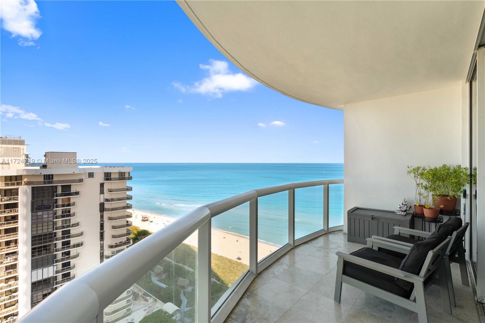 Property for Sale at 6365 Collins Ave 1909, Miami Beach, Miami-Dade County, Florida - Bedrooms: 1 
Bathrooms: 2  - $735,000