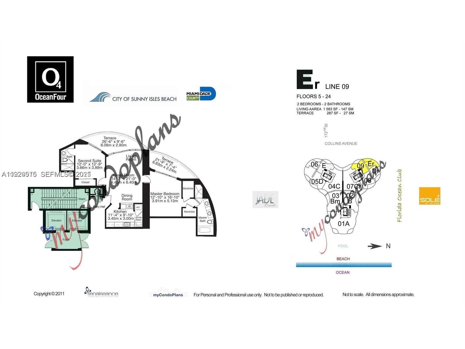 OCEAN FOUR CONDO - Residential Lease