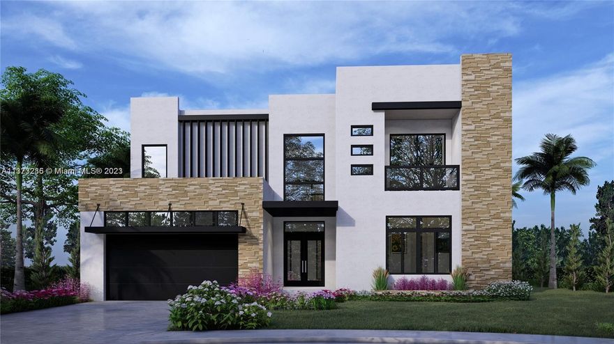 KEYSTONE POINT NEW MODERN CONSTRUCTION* *OVERSIZED 77' WIDE LOT* 77' OF NEW SEAWALL AND DEEPWATER DOCKAGE*DIRECT OCEAN ACCESS* 7BR | 7.5BA | POOL/JACUZZI | 6174 SF | 2 OR 4 Car Gar Contemporary new 2023 waterfront construction with the most exquisite finishes! 30’ High ceilings 1st and 2nd floors solid concrete! Large format Italian porcelain flooring. Glass tile baths, natural gas gourmet center island designer italian style kitchen w/Sub-Zero & Wolf appliances & quartztop counters, Huge Master Suite with double walk-in closets, floating tub and separate body-spray shower 10’ floor to ceiling impact glass. New Seawall & Dock !! 1 Year Builders Warranty. Broker lives in Subdv Easy access to show. ELEVATOR OPTION AVAILBLE. ALSO SEVERAL OTHERS AVAILABLE CURRENTLY BEING BUILT.