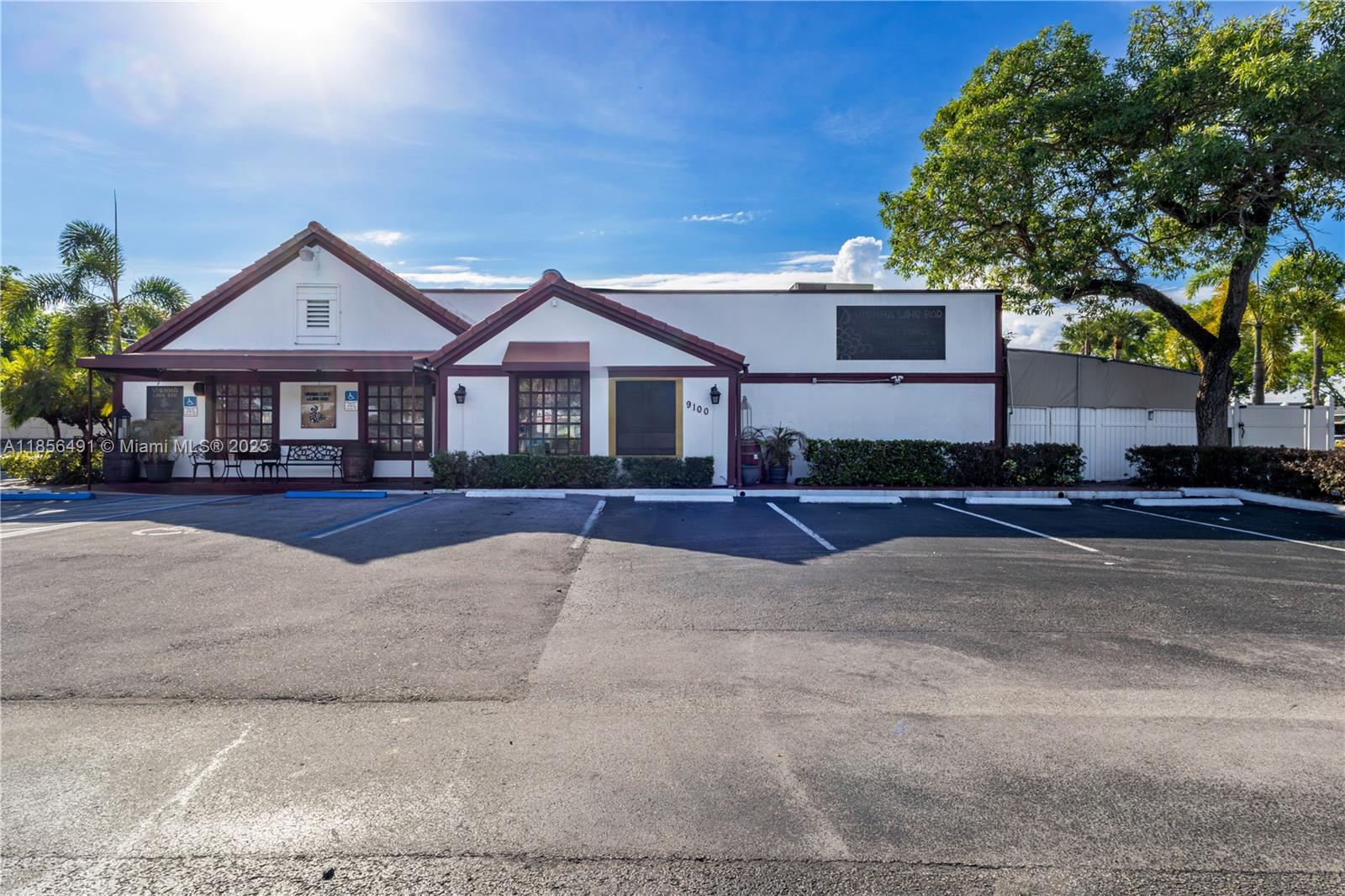 Prime opportunity to own a fully built-out restaurant space on 0.74 acres, currently home to Vienna Wine Bar. New owner can operate the existing concept or bring their own vision. The property includes a special 4-COP (non-transferable) liquor license and features a 3,000 SF building with 44 feet of frontage on State Road 84. Existing drive-thru has been converted into an outdoor patio but can be restored for quick-service use. Surrounded by affluent neighborhoods such as Hawks Landing, with average household incomes of $150K–$200K, and positioned next to the busiest Dunkin’ Donuts in Broward County. High-traffic location within Pine Ridge Outdoor Mall, offering excellent visibility and easy access. Ideal for restaurant operators seeking a turnkey space in a thriving trade area.