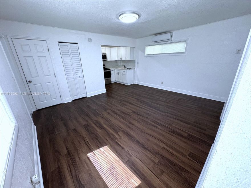 This cozy 1 bed 1 bath unit is ready for a new tenant! It is centrally located. I-95, Downtown Fort Lauderdale and the beach are all minutes away. The previous tenant was Section 8 and the property has passed Section 8 inspection. Background and credit check required. Verifiable proof of income required. First, last and security to move in, unless you are very well qualified. Water and waste are included in the rent. This unit shares an electric meter with 1 other unit. There will be an additional flat fee of $75/month for electrical.