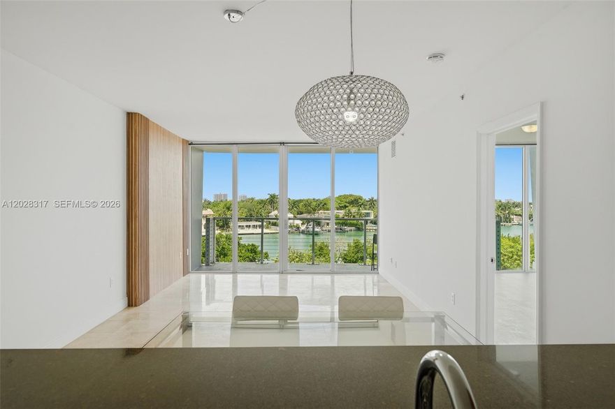 Spacious and bright 2-bedroom, 2-bathroom residence with beautiful direct bay views in a boutique Miami Beach building. This well-maintained unit features elegant marble floors throughout, a generous open living and dining area, and the convenience of an in-unit washer and dryer.
Enjoy tranquil water views and a functional layout that offers both comfort and privacy. Ideally located on Indian Creek Drive, directly across the street from the ocean , Allison island and Miami Beach's beautiful sandy beaches. Just minutes from South Beach, Bal Harbour, premier dining, shopping, and entertainment, with easy access to major roads.