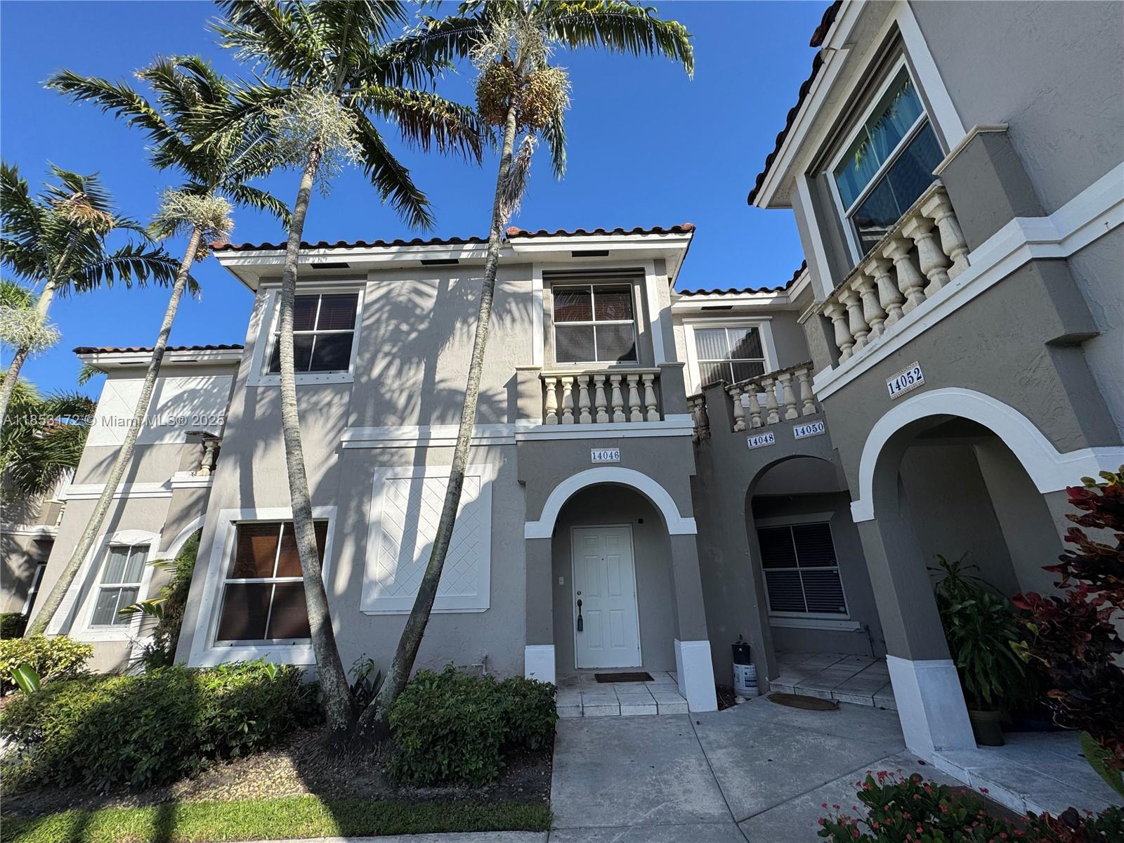 Spacious 3-bed, 2.5-bath townhouse in the gated community of Las Terrazas at Vizcaya. Features include tile flooring downstairs, laminate on stairs and loft, and carpeted bedrooms. Enjoy a well-appointed kitchen with stainless steel appliances and a new range, walk-in closets, volume ceilings, and plenty of storage. Washer and dryer conveniently located on the second floor. Just steps from top-notch amenities including a large pool, gym, and playground. A great opportunity to live in a desirable Miramar community! Tenant must provide rental application, proof of income (minimum past 3 months), ID, and pay for national screening report.