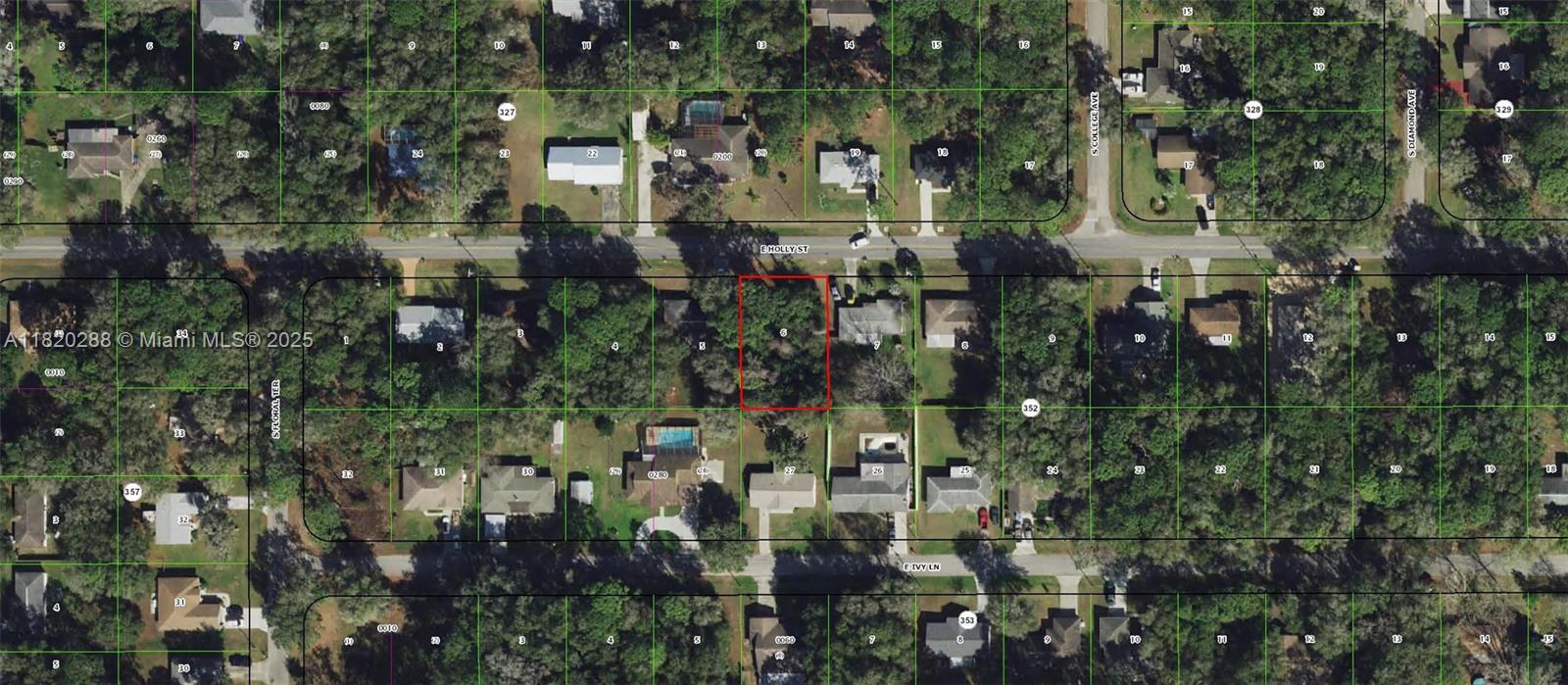Residential lot for sale.