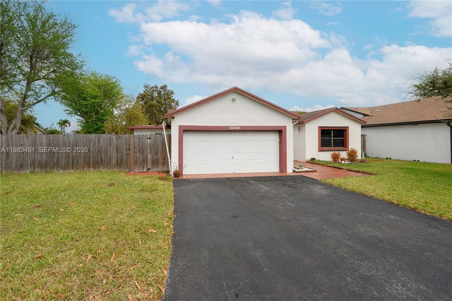 Exceptional opportunity in sought-after Kendall! This well-maintained 3-bedroom, 2-bath home features a spacious, light-filled layout with inviting living areas ideal for both relaxing and entertaining.

Situated on a generously sized corner lot, the property offers ample space for outdoor living, gardening, or future enhancements. The flexible floor plan accommodates a variety of living arrangements, including multigenerational living or potential rental income. Located within the Edgewater community, residents enjoy amenities such as a jogging path, pool, playground, racquetball, and basketball courts.

Additional highlights include a 2-car garage and a roof replaced in 2017. Ideally situated near top-rated schools, parks, shopping, dining, and major roadways including the Florida Turnpike and SR-874.

An opportunity offering comfort, versatility, and long-term value in a prime, well-connected location.