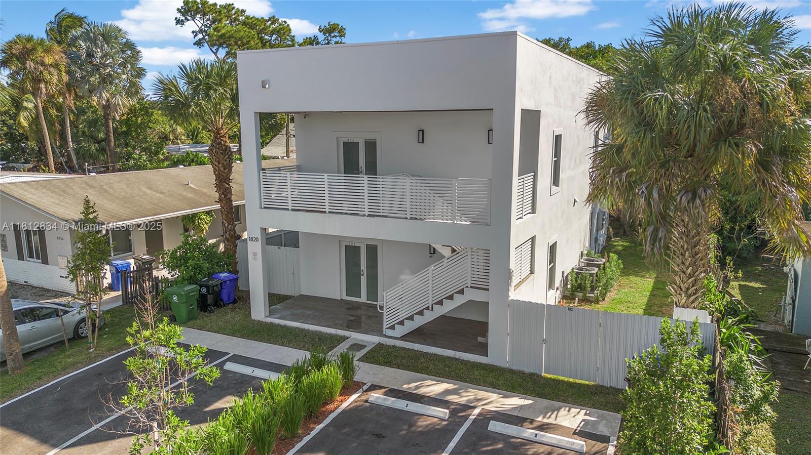 No HOA. Built in 2024. Short term rental allowed. Cap Rate ~7,3%. Beautifully designed duplex built in 2024. This property is a turnkey investment opportunity in the heart of Fort Lauderdale. Currently operating as a successful Airbnb, both units are fully furnished and generating consistent revenue. Each unit offers 3 spacious bedrooms and 2 bathrooms, with open-concept living areas, high-end finishes, stainless steel appliances, quartz countertops, in-unit washer/dryers. Enjoy private fenced patios, outdoor seating areas, charcoal BBQ grills, and dedicated parking. Just minutes from Fort Lauderdale-Hollywood Airport, Las Olas Blvd, downtown, and local beaches, this property sits in a quiet, safe neighborhood and is licensed for short-term rentals. Ideal for investors or owner-occupants.