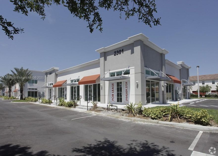 Retail Space for Sale Unit #102 – Mirabella Plaza, Miramar (GREAT FOR OWNER USE OR INVESTMENT)

Property Overview: Offered for sale, this retail space is situated in a modern, 2018-built plaza in a high-traffic area of Miramar. Adjacent to a McDonald's and surrounded by a large residential community, the location offers excellent visibility and accessibility. The space is ideal for a variety of businesses seeking a prominent presence in a bustling neighborhood.

Nearby: Large residential community

Ideal for: Retail, food service, or service-oriented businesses

Benefits: 

High foot and vehicle traffic Proximity to major residential areas
Modern building amenities
Ample parking available
Strong community presence