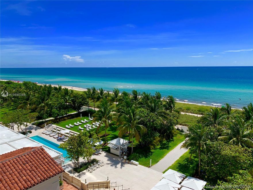 Enjoy FOUR SEASONS LIVING in this CORNER RESIDENCE with PARTIAL OCEAN VIEWS. This spacious 3 bedroom, 3.5 bathroom features breathtaking sunrise views of the Atlantic Ocean and Sunset Vistas of Biscayne Bay&Indian Creek. This brand new, never-lived-in residence is furniture-ready with Italian Travertine floors throughout. Features: custom-designed shade pockets, "lift & glide" terrace doors, Richard Meier&Boffi-designed kitchen cabinetry, Corian countertops w/seamless monolithic sinks, Sub-Zero&Miele integrated appliance package, 5 burner gas cooktop, level five wall finishes, laundry room, dedicated service elevator, chilled water-air-conditioning system, multi-zone climate control.