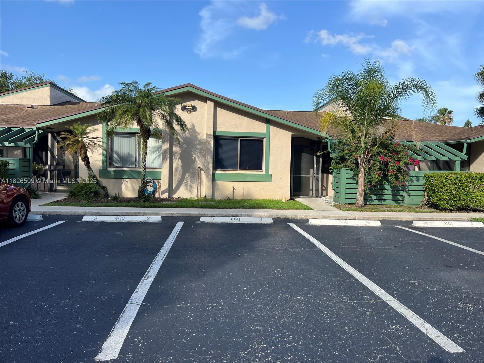 Beautifully updated 2/2 villa in the heart of Weston! This first-floor unit features new modern laminate flooring, no popcorn ceilings, and new ceiling lights with dimmers. Enjoy remodeled bathrooms and an open-concept kitchen with wood cabinets, granite countertops, and stainless-steel appliances. Full-size washer and dryer inside. Two assigned parking spaces plus guest parking. Located in an excellent school district and close to Publix, shopping, dining, parks, and highways. Includes membership to the Town Center Club at Bonaventure with access to pools, gym, tennis, pickleball courts, sauna, indoor basketball, bowling, and more. Enjoy comfort and convenience in one of Weston's most beautiful and desirable areas!