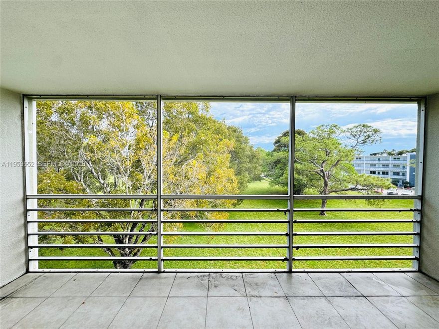Enjoy this 4th floor 1-bed, 1.5 bath condominium in Century Village – Deerfield Beach. Large bedroom with full wall of closets. The kitchen has a pass through to the living area. Enjoy a tranquil park-like view from your screened balcony. Being sold furnished, As-Is. Great location, near the Hillsboro entrance and also a short distance to the main clubhouse facility housing a 1600 seat theater, pool, exercise and fitness center, billiards, arts and crafts, card playing, sewing and meeting rooms. Complex has 24-hour gated security, full resort type of amenities, courtesy buses, tennis, shuffleboard, barbecue areas and so much more. Venture outside and be near the local beaches, parks, shopping and dining.
