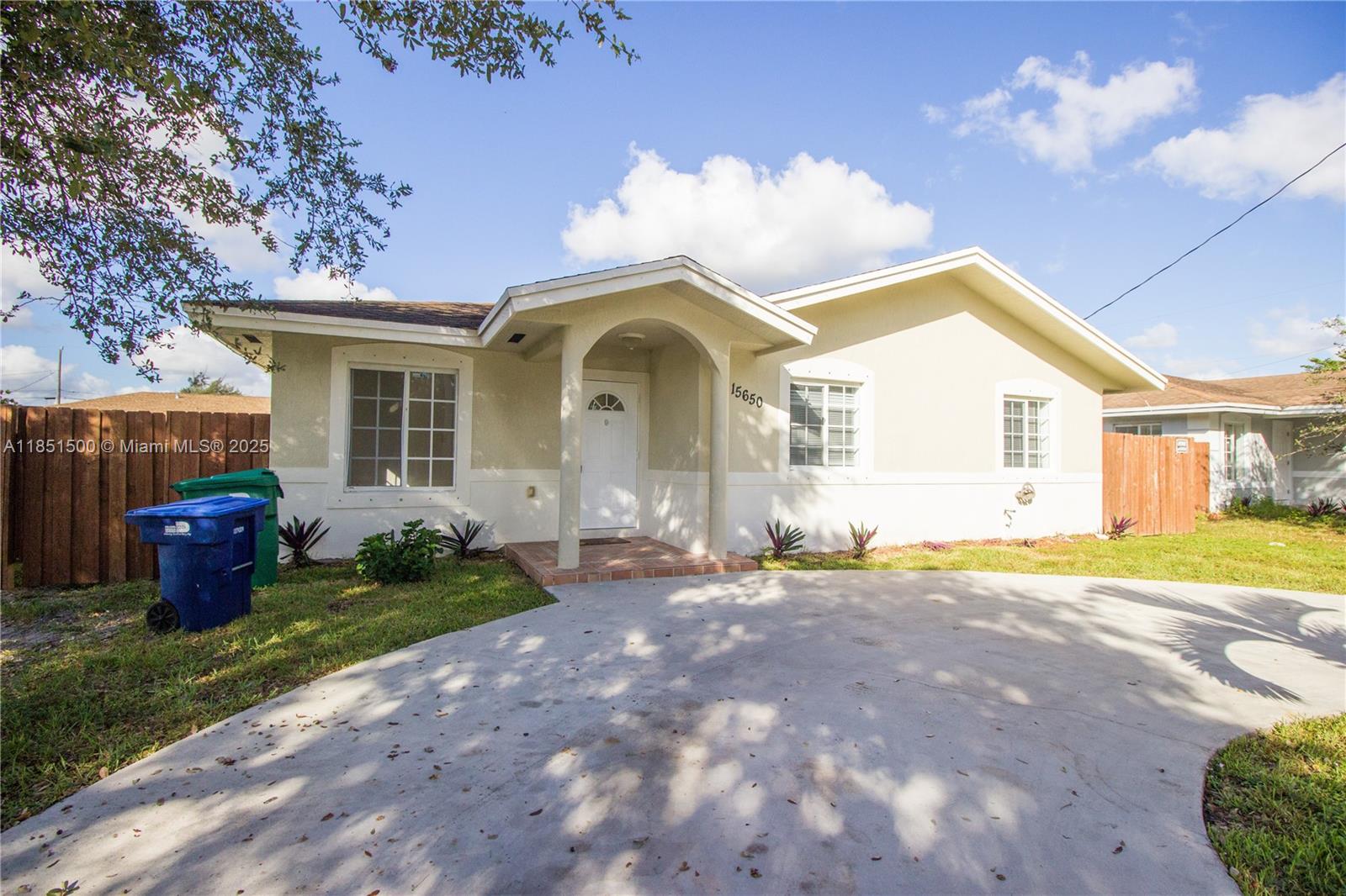 Charming 5-bedroom, 2-bath home located in Miami Gardens on a quiet residential street. This spacious property offers comfortable living with a bright interior, a functional kitchen, and well-sized bedrooms perfect for families. The home features a huge backyard, ideal for outdoor gatherings, play areas, or simply enjoying the open space. With ample parking and a private setting, this is a great opportunity for those seeking both comfort and convenience. Section 8 tenants are welcome.