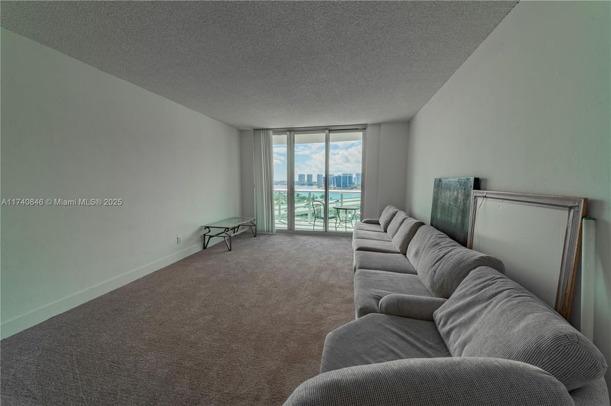 Spacious and bright 1-bedroom, 1.5-bath unit featuring breathtaking west-facing views. Recently refreshed with brand-new carpet and fresh paint, this unit offers generous closet space, including two walk-in closets. Enjoy a resort-style lifestyle just seconds from the beach with premium amenities:
Pool, Tennis court, Gym, Valet parking, BBQ area, 24-hour security, & Business center. Located in a prime area near Aventura Mall, Bal Harbour Shops, grocery stores, and places of worship—everything you need is within easy reach. Unit is occupied by tenants paying $2300 till November 2025. Immediate rentals allowed—perfect for investors! Priced to sell—don’t miss out!