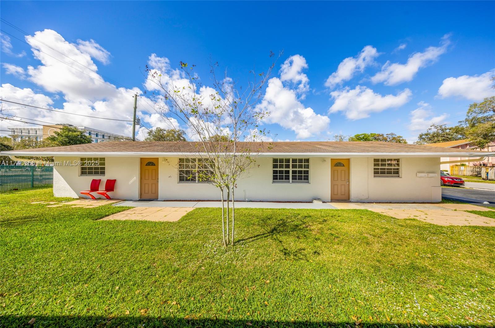 This unique investment opportunity in Fort Lauderdale features a renovated duplex just minutes from FLL Airport, I-95, Hard Rock Casino, and top schools. Each spacious 2-bed, 1-bath unit is leased at $2,000/month ($4,000 total), with market rents projected at $4,400/month. Both units include their own washer & dryer and have been recently upgraded with brand-new flooring, kitchen cabinets, paint, bathrooms, central A/C, and more. Ideal for investors or owner-occupants looking to live in one unit while renting the other. An identical duplex next door (804 SW 30th St) is also available—buy both as a package for even greater returns!