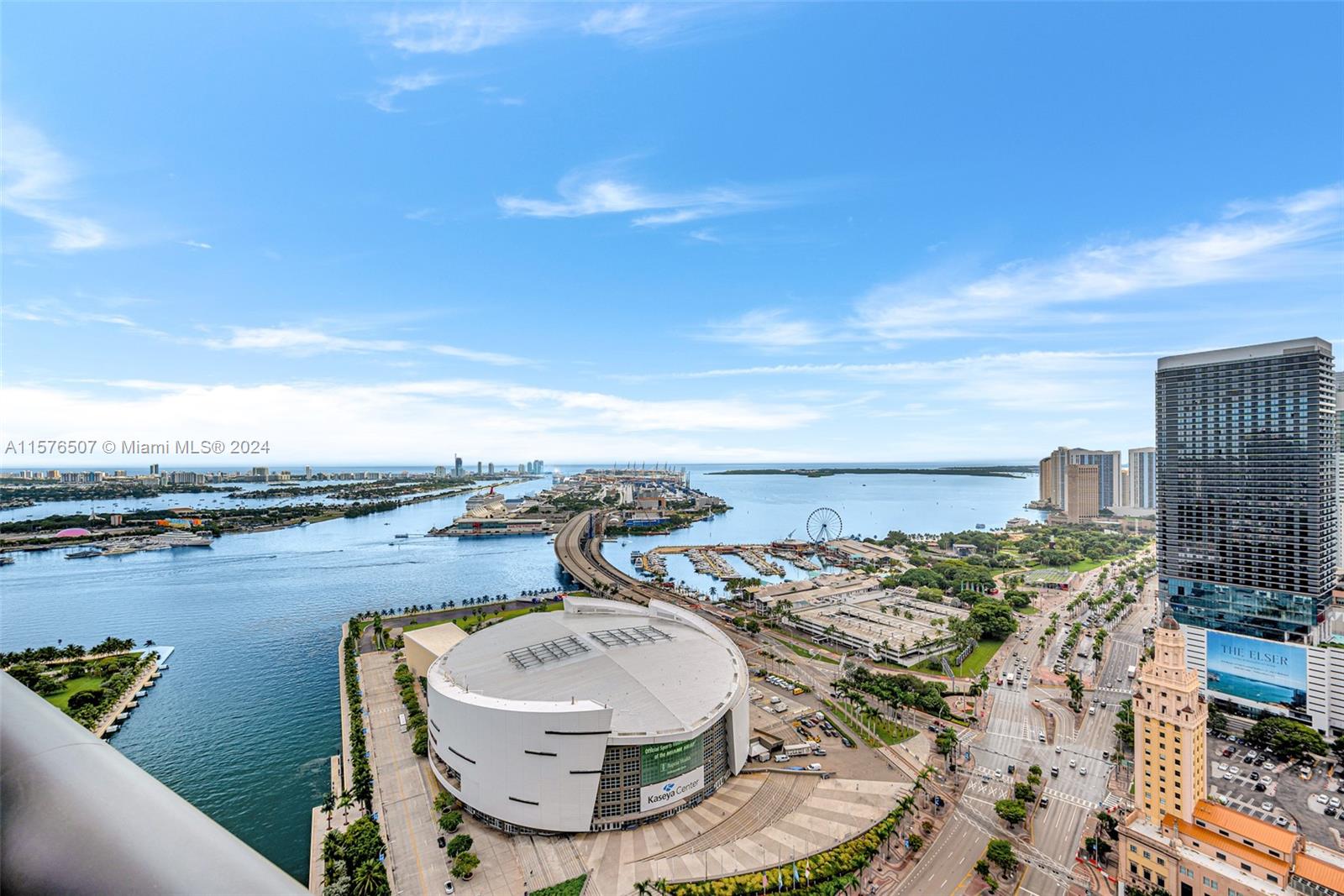 Welcome to Marina Blue where luxury living meets urban convenience in the heart of Miami! This stunning one-bedroom residence offers breathtaking views, and a central location. Enjoy an open floor plan, floor-to-ceiling windows, and a sleek kitchen. Amenities include 2 pools, fitness center, volleyball court, 24-hour security and more! Located in Downtown Miami, you'll have easy access to the arena, nightlife, shopping, and dining. Don't miss out on this opportunity to experience the epitome of Miami living!
