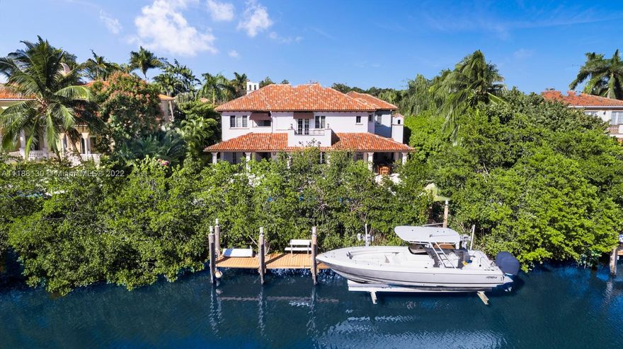 Mediterranean two-story beautiful villa in the exclusive community of Cocoplum.
Enjoy over 5,000 Sqft of luxury living with top-of-the-line appliances, 5 bedrooms, 5.1 bathrooms, a summer kitchen, sparkling pool and access to the canal.