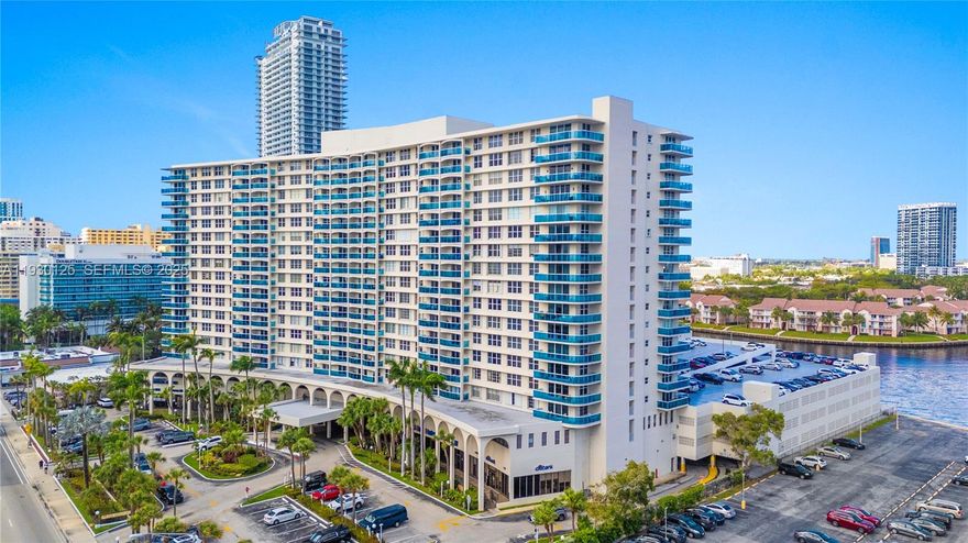 Experience luxury living in this fully furnished, turnkey, newly remodeled 2 bed, 2-bath corner penthouse offering views of the Intracoastal, skyline, ocean, pool, Hard Rock stadium, and Pegasus statue. Enjoy peace of mind with storm-proof windows and the convenience of beach access just across the street. The bright, open-concept kitchen is perfect for cooking and entertaining. Indulge in resort-style amenities including a heated pool overlooking the Intracoastal, gym, 2 relaxing saunas, billiards room, grill/ picnic area, courtesy bus, 24-hr security, valet and assigned undercover parking. Near the Hollywood Broadwalk and just steps from the Diplomat and Hyde Hotels—coastal living at its finest! Income Producing Property - Tenant Occupied Till June 15, 2026, Happy to Stay and Renew