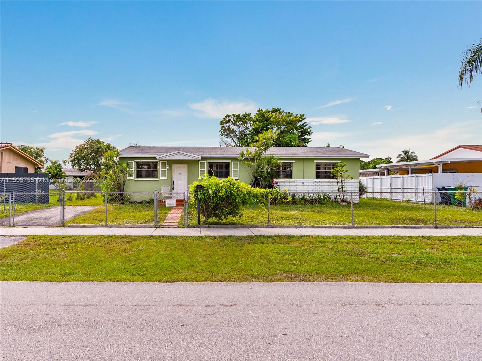 This one story residential single family home features 4 bedrooms, 2 baths with over 1,400 total sqft. The property sits on a large lot, definitely room for a pool, with space on the side for your boat, truck or RV. This home is located near Miami Zoo Area with a lot of other main attractions nearby. Surrounding schools have A+ ratings, near major highways and community parks. This home features a large floor plan, with tile floors throughout the home with a lot of storage & closed space. The backyard has endless options as it is very spacious & has a large enclosed shed to store at your need. Come and see this amazing home in the heart of Miami. See you there!