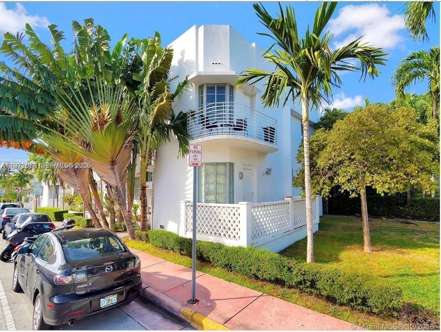 THIS IS ONE OF THE BEST FURNISHED CONDO YOU WILL FIND IN THE ART DECO DISTRICT. 2BR/2BA WITH A RARE PRIVATE CORNER BALCONY, HISTORIC IMMACULATE BUILDING DESIGNED BY ONE OF THE MOST IMPORTANT ARCHITECT OF THE ART DECO ERA, ANTON SKISLEWICK. BUILDING WENT THROUGH A COMPLETE MAJOR RENOVATION FEW YEARS AGO. HAS IMPACT WINDOWS, SS APPLIANCES, WASHER & DRYER INSIDE THE UNIT, ITALIAN STYLE BATHROOMS, CENTRAL A/C, DARK HARDWOOD FLOORS, 9' CEILINGS.CENTRALLY LOCATED, WALKING DISTANCE TO THE BEACH AND TO ALL SOUTH BEACH HAS TO OFFER. MOVE IN WITH FIRST, LAST MONTH AND SEC DEPOSIT. NO SHORT TERM RENTAL ALLOWED OR SUB LEASE TO AIRBNB OR SIMILAR. NO PETS, NO SMOKING.