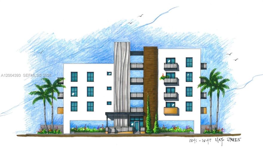 DEVELOPMENT OPPORTUNITY! Two adjacent lots (1841 & 1847 Mayo Street) are being sold together (currently bringing a total income of $4k/m. Lot is a combined total of 16,377 sq. ft. This is a prime income-generating opportunity to build a luxury apartment complex in the rapidly growing Hollywood market. Zoned for high-intensity, multi-family use, the property allows for up to 32 units with a mix of 4 studios, 14 one-bedrooms, and 14 two-bedrooms. With rental demand currently high in the area, the possibilities for development are endless. Both properties are currently tenant-occupied on month-to-month leases, providing flexibility for future plans.