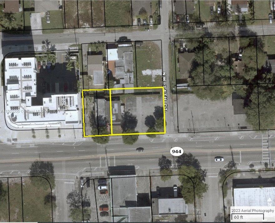 Corner Lot location for Community Development. Investor/developer opportunity to contribute and develop a 23-unit apartment building with retail stores on the ground floor. The sale includes a free-standing restaurant with 2 adjoining lots approximately 11,250 sqft and 10 minutes away from Wynwood. Mixed-Use Corridor, Opportunity Zone Community which allows for a maximum of 2-10 floors building with a density of 90 max. Front and Rear setbacks are 25' for buildings up to 35' in height. For any additional questions, please contact the Planning Division at the Miami Dade Building Department to confirm zoning.