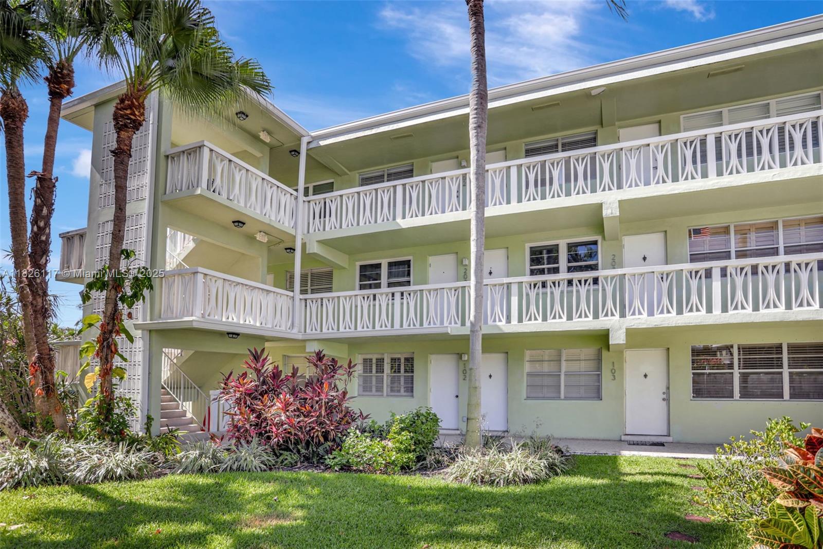 Bright and airy 2/2 corner unit in the heart of Victoria Park! This well-appointed residence is filled with natural light and perfectly situated just minutes from the beach, Las Olas, top dining, and entertainment. The updated kitchen features sleek quartz countertops, a new GE refrigerator, and a new stove. The remodeled main bathroom boasts a modern teakwood vanity, adding a touch of warmth and style. A fantastic opportunity to own in one of Fort Lauderdale’s most desirable neighborhoods. Building has a 2022 roof and new washers and dryers from 2024. One assigned parking space and additional guest parking. Enjoy resort-style living with a beautifully landscaped pool area, complete with BBQ grills and lush garden surroundings, perfect for relaxing or entertaining. Easy to show Showingtime