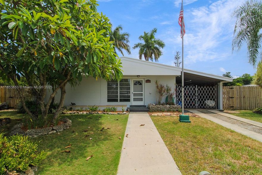Welcome to this well-maintained 4-bedroom, 2-bath home in the heart of Cutler Bay. Sitting on a generous corner lot, this 1,429 sq ft property offers plenty of space inside and out. The floor plan gives flexibility for families or guests, while the covered carport provides convenient parking.
The backyard is ready for your dream pool—ample room to create your ideal outdoor retreat. Plus, the roof comes with a 5-year leak warranty that transfers to the new owners for added peace of mind.
Great location, strong bones, and outdoor potential—this is a solid find in a sought-after neighborhood