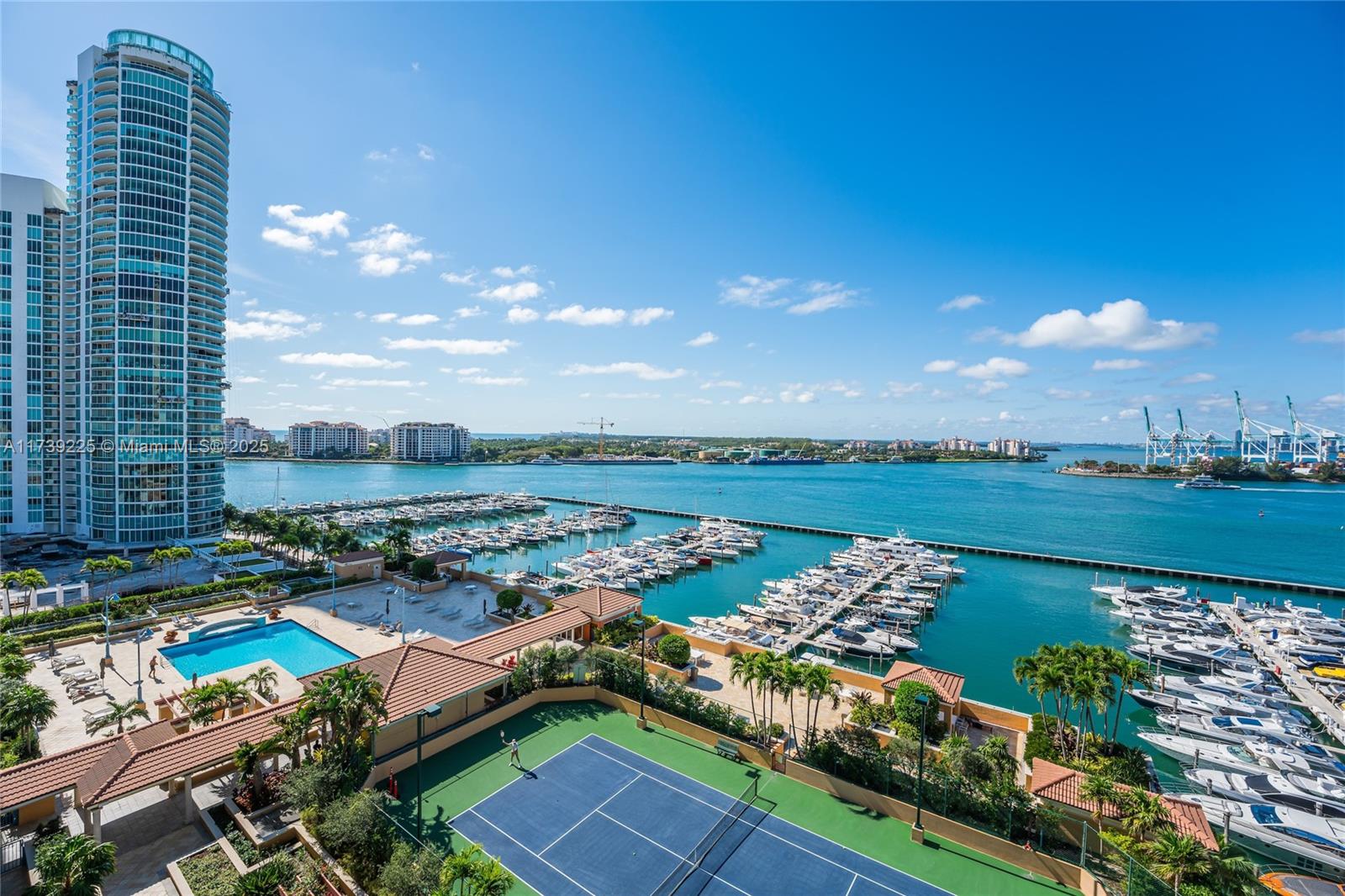 Spectacular South of Fifth (SoFi) smart home residence for rent with breathtaking water & city views, foyer entrance, full size extra large capacity washer & dryer, & 2 parking spaces! Amazing natural light carries through the 2/2 corner unit with wrap around balcony overlooking Biscayne Bay & Downtown Miami. Comfort & opulence meet in this unit with ceramic tile, quartz kitchen countertops, waterfall island, gorgeous spa like primary bathroom, spacious walk in closet, & water views from every angle. You have full control of the ambiance in your home at all times with a simple touch on your tech toys! Meticulously designed & decorated for all to enjoy. Sip sunset cocktails or sunrise coffee on your spacious balcony & immerse yourself in the most coveted neighborhood on the beach!
