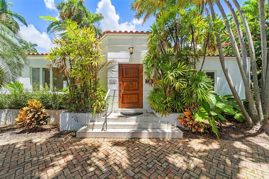 Live on Sunset Island III. 
Fully renovated and spacious 6 bedroom, 5 bathroom, 2558 SF liv. area home(as per architect as built) situated on a 10,125 SF corner lot. Features include: family room overlooking pool, fireplace, formal dining, laundry room, gourmet kitchen, hardwood + marble floors. Enjoy indoor/outdoor living with an expansive patio, heated swimming pool + spa, cabana bathroom, outdoor shower, shed, and an additional side yard. Ample parking with circular driveway and a separate private + gated driveway.