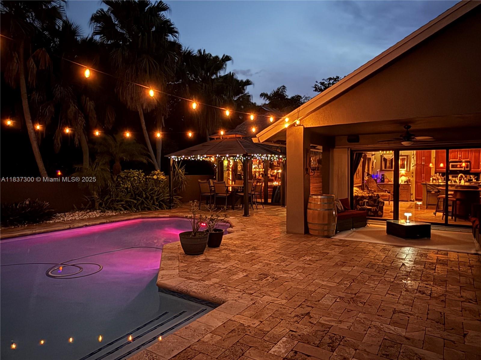 Magnificent Entertainer’s Home in Cooper City
Welcome to this stunning 4-bedroom, 3-bathroom home located in the heart of Cooper City, just minutes from top-rated Broward County schools, popular shopping destinations, and the nearby casino.
This home features a fully enclosed Tiki bar fully equipped—all perfectly situated next to the sparkling pool/spa and barbecue area for seamless indoor-outdoor enjoyment.
What truly sets this home apart is the versatile garage area complete with a walk-in refrigerator, commercial-grade sinks, AC, washer & dryer, and stainless steel prep tables—a dream setup for hosting or catering.
Don’t miss your chance to own this unique and exciting property in one of Broward's most desirable communities.