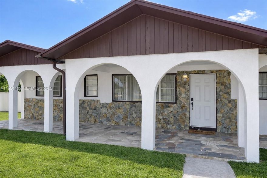 Welcome to this beautiful 4-bedroom, 2-bath home in the heart of Miami Gardens. Enjoy all-inclusive living with water, electricity, trash, and landscaping included. Fully fenced with ample parking, no HOA, and fast 24-hour approval. Move-in ready—don’t miss it! Furniture is digitally staged.