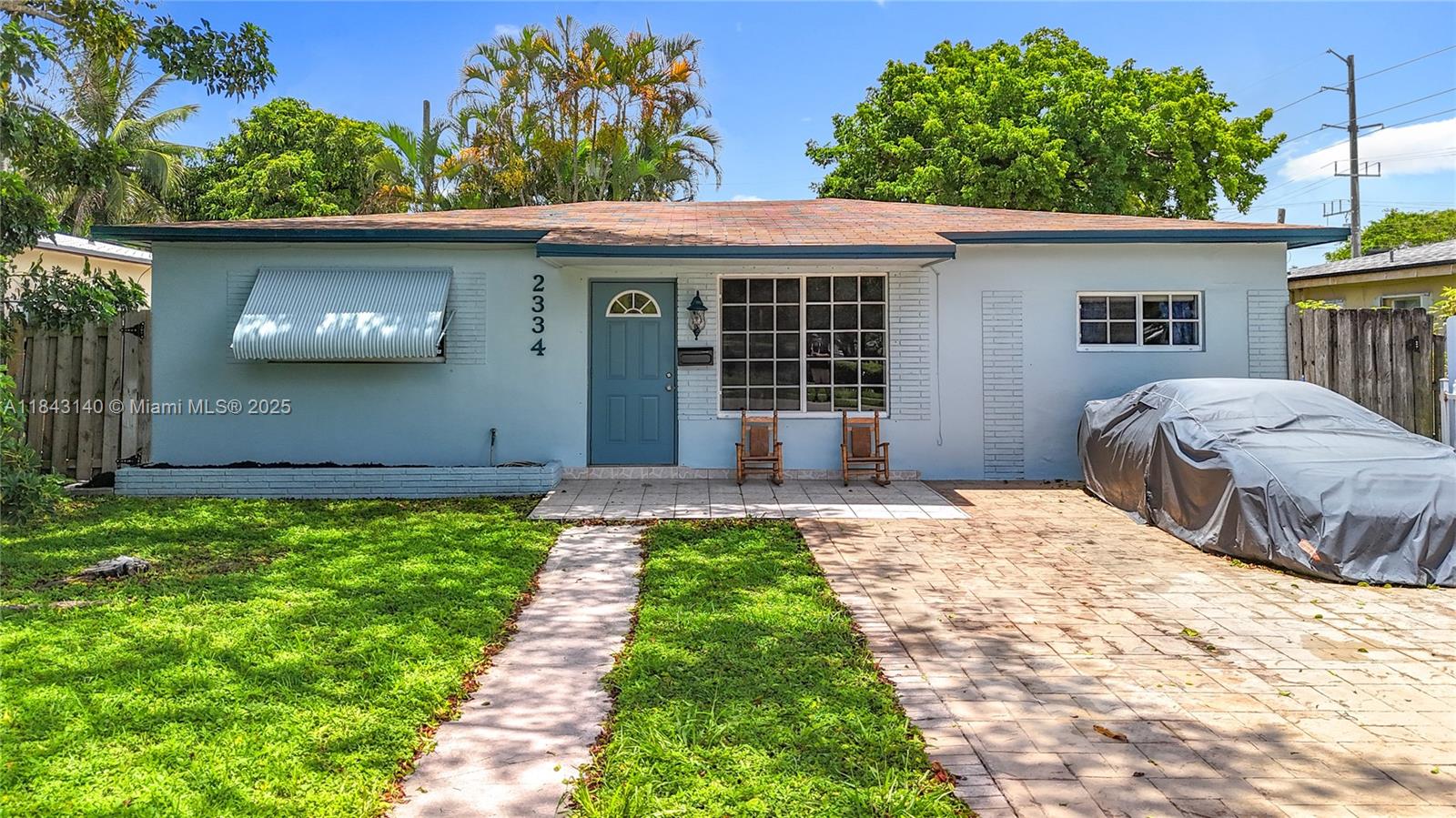 Charming 3BR/1BA home with fresh exterior paint, located across from a park with playground and tennis courts. Features include a dedicated laundry room, sunroom, spacious yard with room for a pool, 2019 roof, new AC, and hurricane impact windows in front. Enjoy low taxes and no flood zone (per FEMA map). Walk to downtown Hollywood’s restaurants, bakeries, and shops. Just 3.2 miles to Hollywood Beach and walking distance to Beachside Montessori Village, a highly rated school. Great location and full of potential!