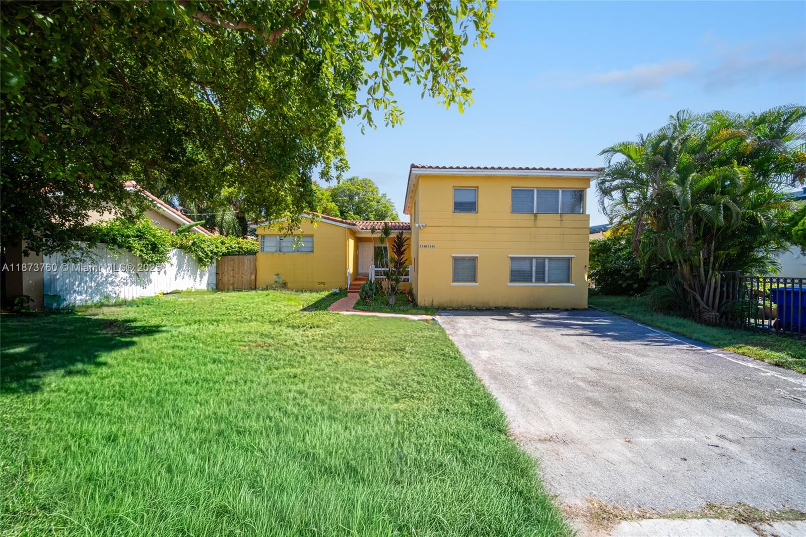 Triplex in the SW Calle Ocho and Douglas Rd area of Miami. UNIT1 is comprised of large 3 bedroom 2 bath that consist of an open concept area with large living room and family room as Well as a generous primary suite with on suite bathroom and walk0in closet, large eat-in kitchen with wood and granite and large private back yard with fruit trees. UNIT2 is a large 1 bedroom 1 bathroom with cathedral ceilings and impeccably maintained with long term tenant. UNIT3 is also a 1 bedroom 1 bath unit on the west of the property. Main 3/2 is vacant and easy to show and the the other two units have month to month paying very low rents. Seller financing is an option with very good rates and terms. Live in the 3/2 and have the other two units pay your mortgage . Call L/A for more info ..