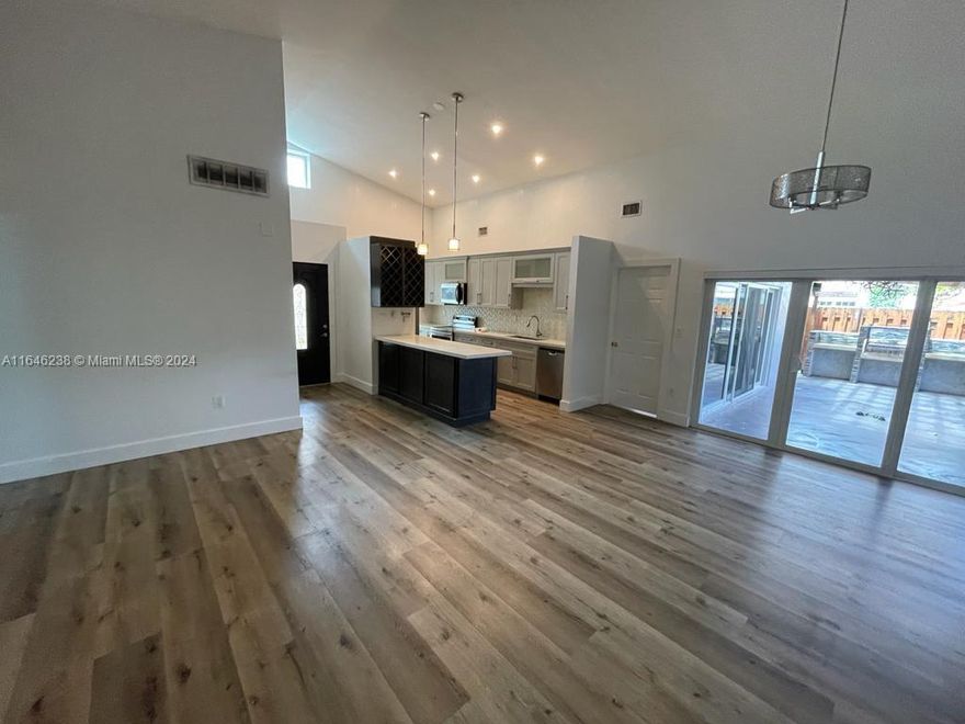 Cozy 4/2 home with a converted garage in a great neighborhood. The kitchen has been completely remodeled with quartz countertops, impact windows, a new roof (2019), and a new AC system. The home has been fully renovated inside and includes a covered patio. Showings by appointment only with 24-hour notice. Please call or text the listing agent to schedule.