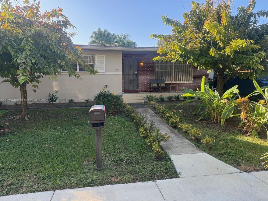 A CHARMING HOME IN A wonderful NEIGHBORHOOD, CENTRALLY LOCATED JUST MINUTES FROM ALL THE BEST SPOTS—WYNWOOD, BRICKELL, THE DESIGN DISTRICT, AND MORE. THIS 3-BEDROOM, 2-BATHROOM HOME, SITS ON A PICTURESQUE, LUSH LOT WITH MANY MATURE TREES. IT'S THE PERFECT OPPORTUNITY FOR A BUYER LOOKING TO ELEVATE THIS HOME WITH A BIT OF TLC.