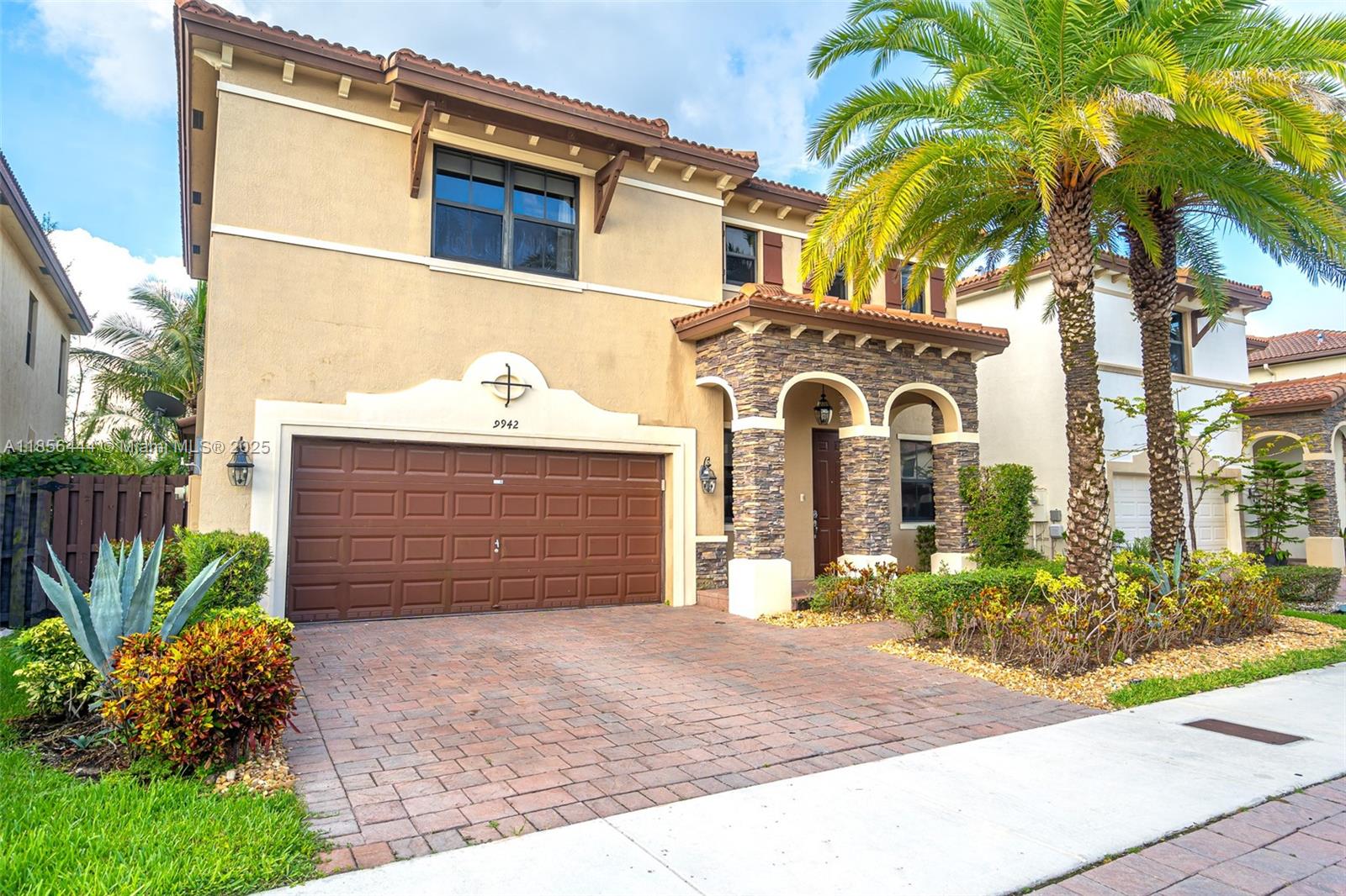 Discover luxury and comfort in this stunning 2-story residence featuring 4 bedrooms, 5 bathrooms, and over 3,400 sq. ft. of living space under AC. Designed for modern family living, this home offers an open-concept kitchen with elegant finishes, ample cabinetry, and generous counter space—perfect for cooking and entertaining. The expansive backyard is a true retreat, complete with a stylish pergola, ideal for outdoor gatherings. Additional highlights include a double garage, abundant natural light, and thoughtful layout for privacy and convenience.
Nestled in the sought-after gated community of Grand Bay at Doral, residents enjoy a resort-style clubhouse with pools, jacuzzis, a fully equipped fitness center, and tennis and basketball courts.