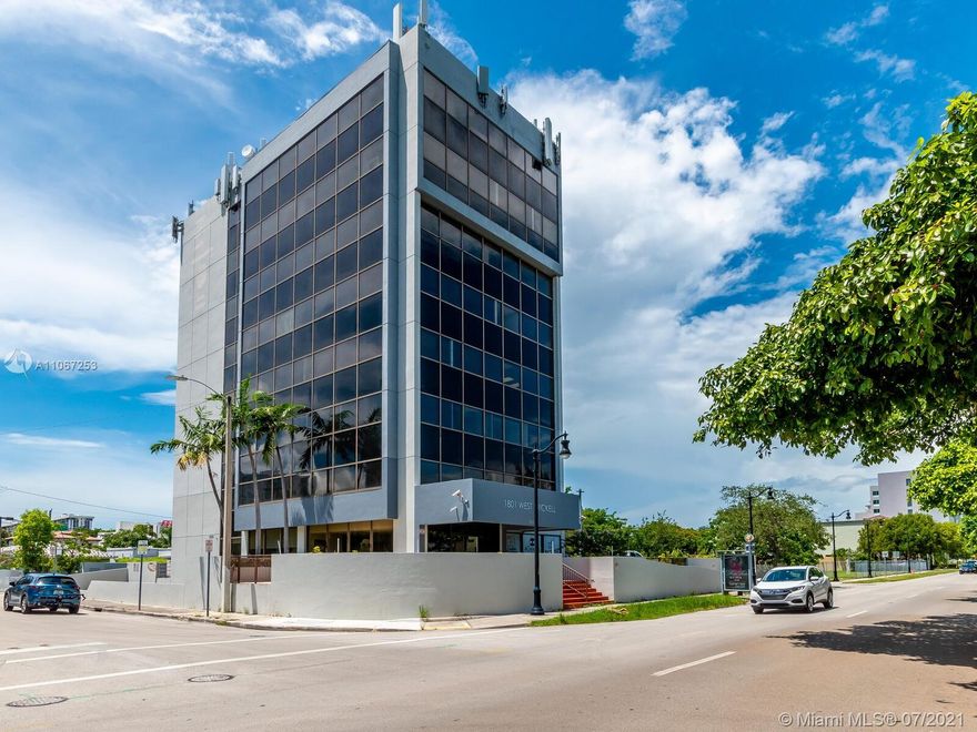 Huge Price Reduction!! STAND ALONE 8-STORY CORNER BUILDING ideal for end user w option to split offices or use entire floor. What makes this a desirable location? Ability for  massive exposure of  any business;  Gables & Dwntwn City Views;  most importantly , it appeals to a broad upscale community of high end clientele from surrounding prime locations such as Brickell, Coral Gables, Coconut Grove, Downtown, The Miami Health District & M. Beach.  Just 1 block from the iconic Perricone's & the popular Tutto Pasta Restaurants.  Just mins. from  I-95, 836, the Food & Entertainment District, metro & metromover stations.  This is the place to be. Take advantage of this Rare & Unique Opportunity in an established location.
(Building is sold w an extra lot of 7,500 SF) (Total parking spaces =62)