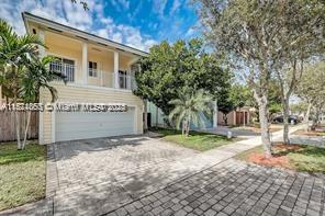 Beautiful and spacious 4-bedroom, 2.5-bath, 2 story home featuring a large fenced backyard with side entrance. Recently painted and remodeled. Includes a 2-car garage plus additional parking for 3 vehicles. Community offers a Clubhouse with resort-style pool and fully equipped gym. Vacant and move-in ready
