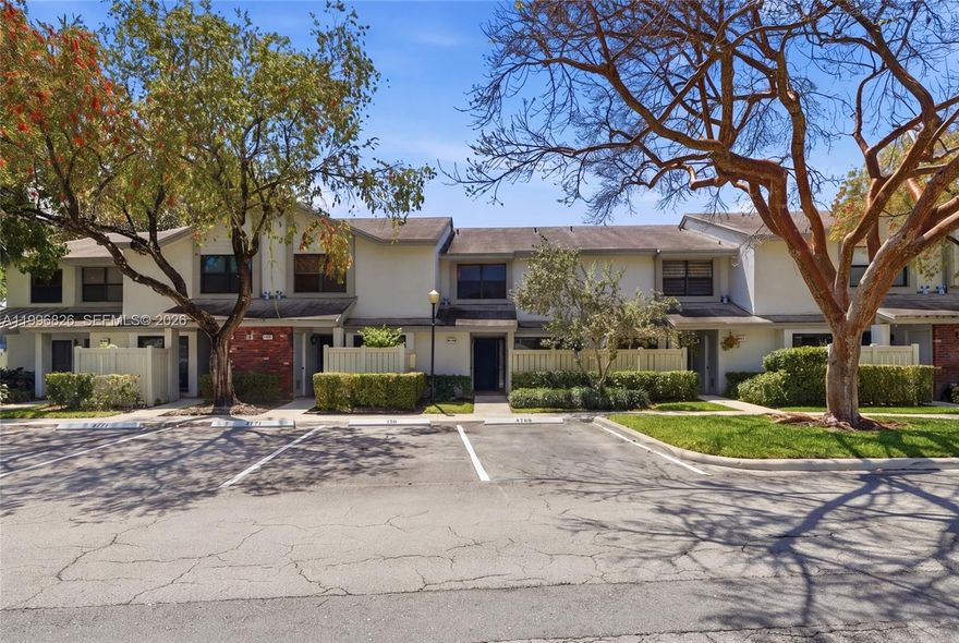 Don't Miss This 2 Bed/2.5 Bath Waterfront Townhome Located In A Well-Maintained All Ages Community Of Baywood Village In The Township, Coconut Creek! This Home Showcases Its Large Living/Dining Area That Offers Lots Of Natural Light And A Wide View Of The Lake. Kitchen Includes Stainless Steel Appliances, Lots of Cabinet Space, And A Breakfast Nook. Washer /Dryer Hook Up. Front Storage Room. Extra Storage Under Stairs. LED Recessed Lights. Half Bath Has A New White Vanity With White Countertop. The Whole House Was Freshly Painted & Professionally Cleaned. 2 Large Primary Bedrooms Both have En-Suite Bathrooms &  Vaulted Ceilings. One Primary Bedroom Has Panoramic Water Views And A Walk-In Closet. Bathrooms Have Large Vanities. Home Is Located Right Next To Pool. Township Amenities Include Clubhouse, Tennis, Basketball, Performing Center, Fitness, Olympic Pool.Great Location, Top-Rated Schools, Shopping, Dining, Short Drive To Beaches. Pet friendly. Don't Miss Out on This Opportunity. Priced To Sell. Must See!