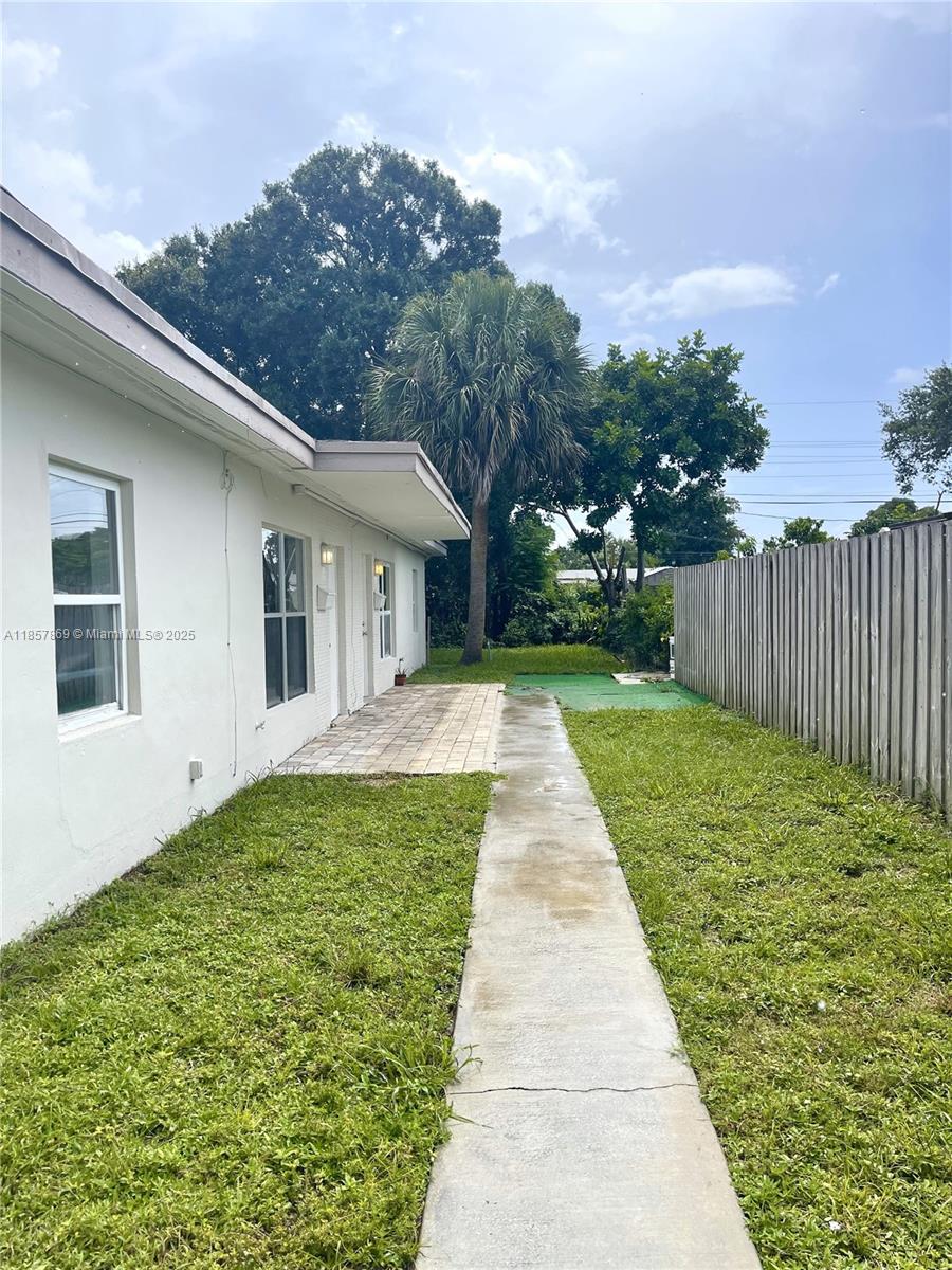 Fully renovated duplex in a prime Fort Lauderdale location! Each unit offers 2 bedrooms and 1 bathroom, with modern updates completed just two years ago, including a stylish kitchen, vinyl/laminate flooring, and in-unit washer & dryer. Brand-new central A/C system, and a brand-new roof is being installed. Spacious fenced backyard, two dedicated parking spaces in the front, and a great layout for comfortable living. Conveniently located near I-95, Davie Boulevard, shopping centers, and restaurants. Easy approval process. Section 8 welcome!