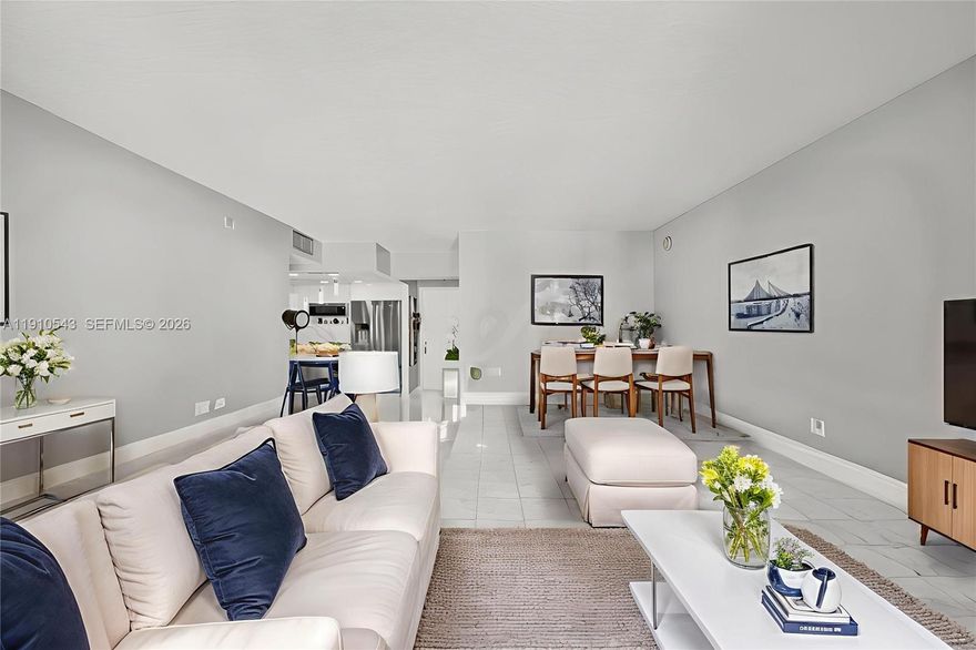 New Price! Over 30,000 in renovations! Spacious 3 bedroom, 2 bathroom condo in the desirable Fontainebleau area! Enjoy a newly renovated kitchen, new A/C, and a bright, open layout with tile floors throughout. The unit includes a private balcony, exterior storage on the same floor, and a dedicated parking space conveniently located next to the building entrance. The building is currently undergoing final renovations to the exterior and common areas, adding even more value to this already excellent opportunity. Community amenities include a pool, secure lobby, elevator access, and plenty of guest parking. Association covers water, insurance, and maintenance. Near Miami International Airport, major highways, schools, shopping, and restaurants. Perfect for homeowners or investors!