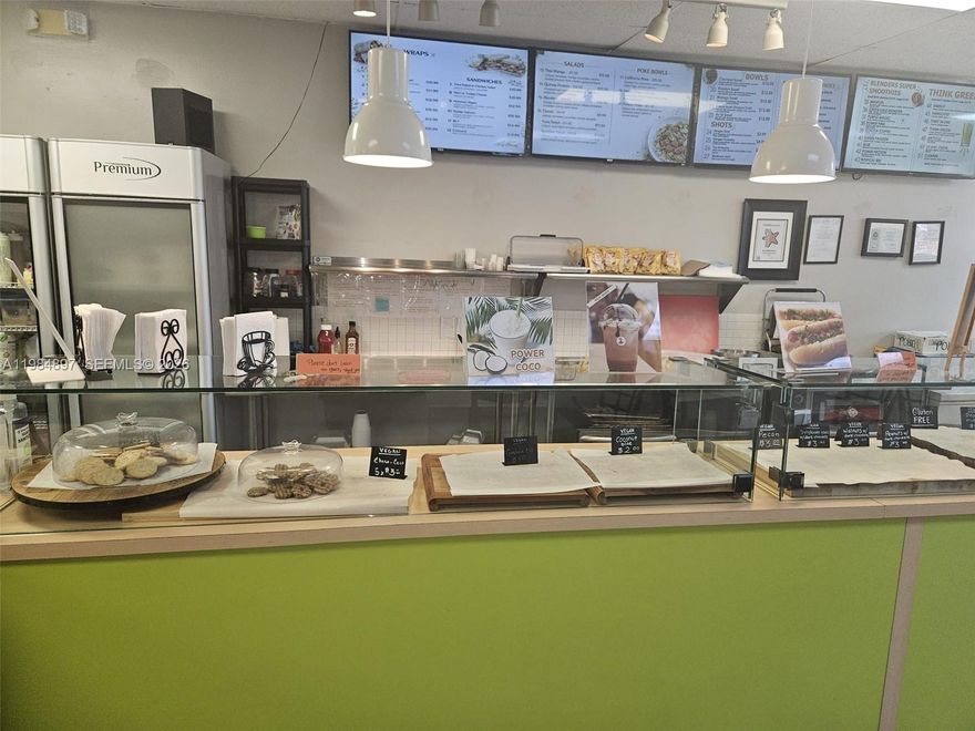 Turnkey & Ready-to-Run Opportunity – Blenders Juice Bar – Prime Hallandale Beach Location!

Fully Installed & Equipped: Everything is set up and ready to operate immediately—no buildout, no major investments needed. State-of-the-art blenders, juicers, refrigeration, prep stations, and more included for seamless smoothies, fresh juices, acai bowls, poke bowls, wraps, sandwiches, and healthy eats.
Extended Hours Potential: Currently operating successfully during peak daytime traffic, but the lease and high-visibility spot allow for 24-hour operations if desired—capitalize on breakfast crowds, lunch rushes, after-work healthy snacks, late-night cravings, and delivery platforms around the clock!
Seller Support Included: Current owner offers comprehensive training to ensure a smooth transition, plus flexible owner financing available for qualified buyers—making this an accessible entry into a thriving health-focused business.
Bring Your Own Concept & Bill 24/7: Take over this established, income-producing juice bar (over 7 years strong) and rebrand it with your unique vision—vegan specials, superfood boosts, protein shakes, or expand the menu. The infrastructure supports full customization while keeping the loyal local customer base.
Prime High-Traffic Corridor: Situated on bustling W Hallandale Beach Blvd in the heart of Hallandale Beach—across from Pollo Tropical, with ample free parking, heavy daily vehicle and foot traffic from commuters, residents, tourists,